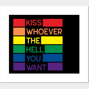 Kiss Whoever The Hell You Want Posters and Art